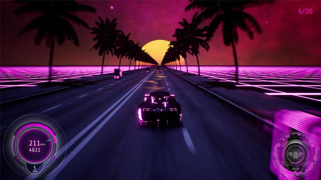 合成波赛车/Synthwave Burnout