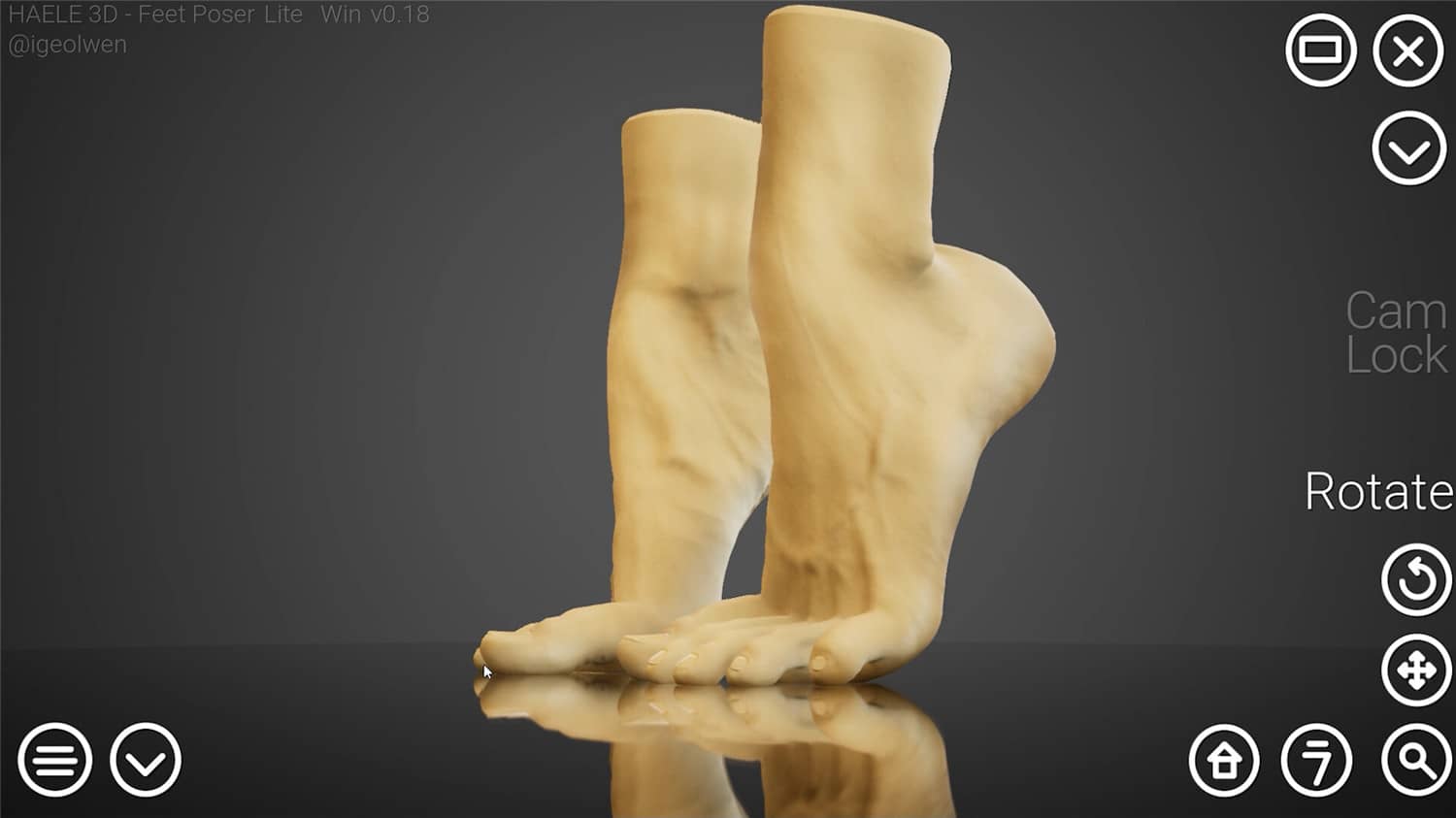 足部造型模拟器/HAELE 3D - Feet Poser Lite